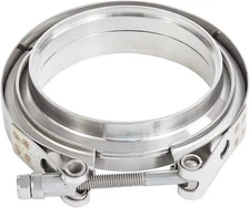 304 Stainless Steel V Band Clamp, Male Female Flange Assembly