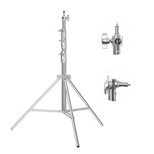 Heavy Duty Light Stand Photography 13.1ft/157", Stainless Steel Photography L...