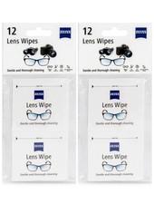 Pack of 24 ZEISS Pre-Moistened Lens Cleaning Wipes, 5   x6    New with Tag 
