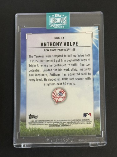 Anthony Volpe 2023 Bowman Mirino Cromato su Settembre Auto #ed 16/40 - Foto 7 di 12