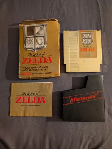 NES Nintendo Legend Of Zelda CIB Tested