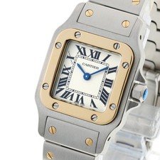 Cartier Santos Galbe Women's W20012C4 Beige Quartz Item Number Used TOMI-0