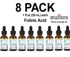 California Gold Nutrition, Folinic Acid, 1 fl oz, 8 PACK, Yes shipping to Saudi