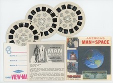 America's Man in Space View-Master Reels B-657 and Booklet with Copy Front Cover