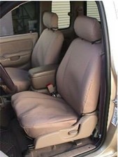 Pair Of Waterproof Flat Bucket Seat Covers T782 In Tan Endura For 2001-2004 Taco