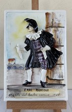 Mantova,  5° Galà 1967, Dott. Balanzone, ceramica d'arte "Palladio"  Vicenza