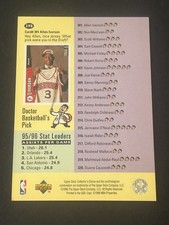 1996-97 1996 UD COLLECTOR’S CHOICE ALLEN IVERSON DONTAE’ JONES RC CL #398 ROOKIE