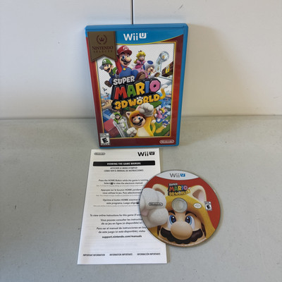 SUPER MARIO 3D World | Nintendo Wii U 2016 | CIB Complete W/ Manual Authentic US