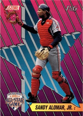 1992 Score Procter & Gamble #1 Sandy Alomar Jr. ALL STAR GAME INDIANS