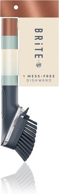 Brite by Limited Edition Mess-Free Dishwand Sleek & Stylish Dish Brush W/ Soap