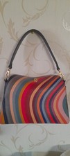 Paul Smith Swirl Ladies Shoulder Bag With Turn Lock Closure.RRP.£535