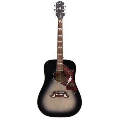 Epiphone Dove Studio Solid Trans Ebony Burst