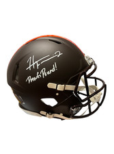 Harold Fannin Jr. Signed Autographed Browns Speed Authentic Helmet Prime Time