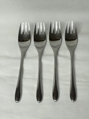 4 Vintage Rosenthal Taille 7.5  Dinner Forks Stainless 18/8 Germany 7-1/2  Fork