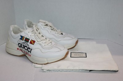 NIB Gucci Rhyton Sneakers White Men’s Size 8 NIB Gucci Rhyton Sneakers White Men main image 3