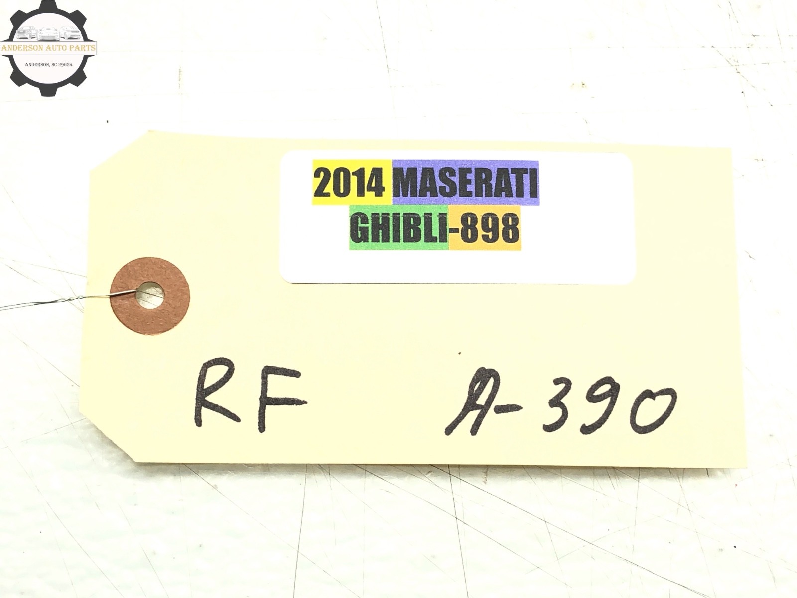 2014-2019 MASERATI GHIBLI S Q4 RIGHT PASSENGER FRONT SUNVISOR SUN VISOR OEM