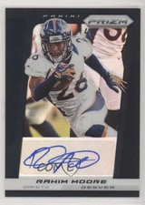 2013 Panini Prizm Auto Silver Prizm 22/25 Rahim Moore #174 Auto n1u