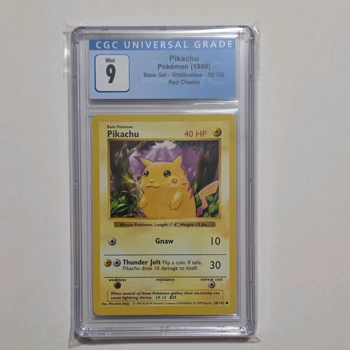 Pokémon TCG Grade 9 Pikachu Individual Collectible Card Game Cards