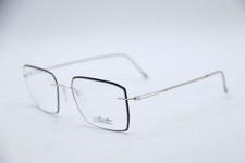 NEW SILHOUETTE 5566 GV 7000 BLACK GUNMETAL AUTHENTIC FRAMES EYEGLASSES 54-19