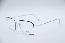 NEW SILHOUETTE 5566 GV 7000 BLACK GUNMETAL AUTHENTIC FRAMES EYEGLASSES 54-19