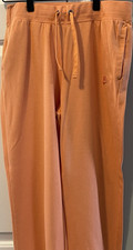 Nike Womens Orange Fleece Jogger Pants M Draw...