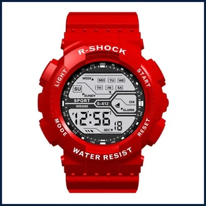 Men Digital Sport Watch LED Waterproof Luminous Military Wristwatch