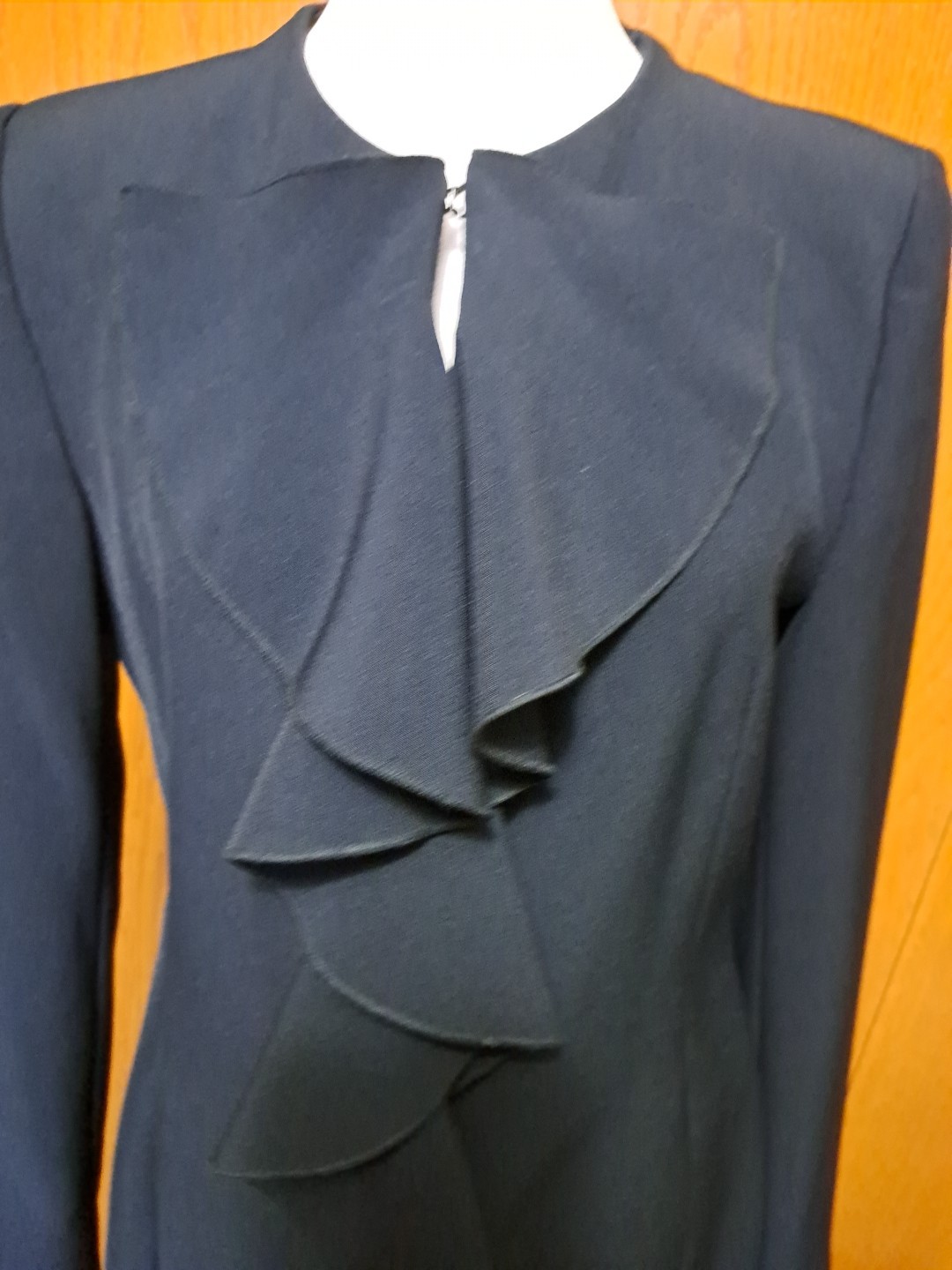 Zara Basic Women's Navy Lined Long Jacket Blazer … - image 1