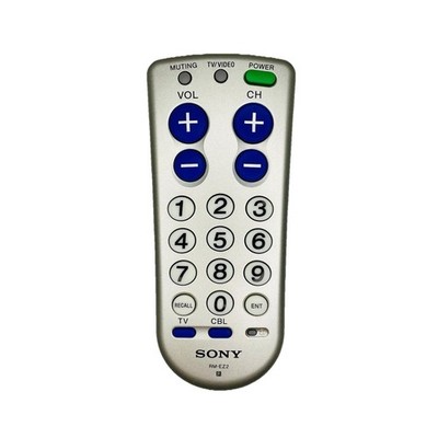 Sony RM-EZ2 Big Button Universal Remote Control - 2 Device TV & Cable
