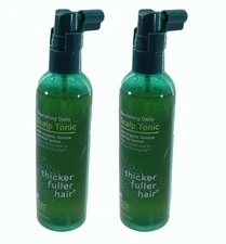 Thicker Fuller Hair Nourishing Daily Scalp Tonic 2 Pack W/Organic Quinoa