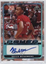 2021-22 Leaf Pro Set Power Platinum Spectrum Foil 19/99 Bryce McGowens Auto 0d8