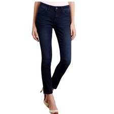 Pilcro and the Letterpress Stet Skinny Ankle Jeans Dark Indigo Womens 25 NWT