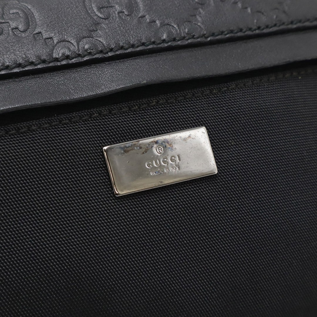Gucci Guccisima Waist Bag Nylon Canvas Black Used AB Condition thumbnail 4