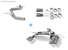  Duplex Racing-Komplettanlage ab Kat. Seat Altea 5P1 2x80mm rund eingerollt