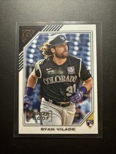 2022 Topps Gallery Ryan Vilade Rookie Printer Proof #84 - Colorado Rockies