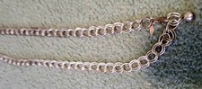 VINTAGE 1980'S LARGE SILVER TONE LINK CHAIN ADJUSTABLE BELT APPROX 38"