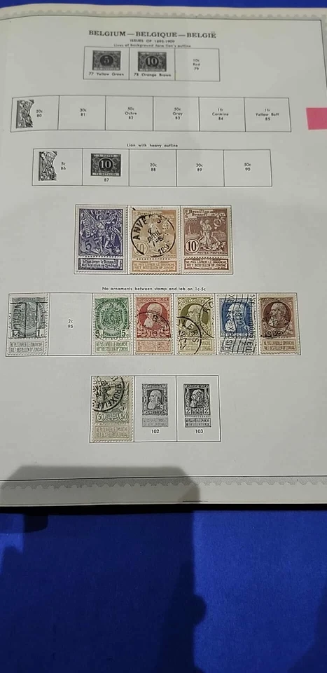 Minkus album of Belgium. - Image 4 of 4