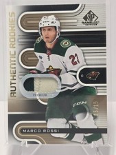 2022-23 SP GAME USED MARCO ROSSI VAN CANUCKS 2CLR PATCH /15 ROOKIE