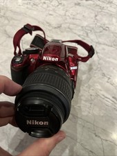 Nikon D D3100 14.2MP Digital SLR Camera - Red Kit w/ AF-S DX VR 18-55mm Lens 