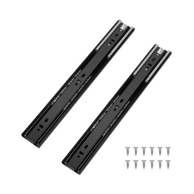 Probrico 5 Pairs 24 Inch Soft Close Drawer Slides, Ball Bearing Full Extensio...