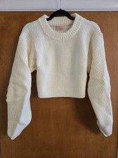 Urban Outfitters Women's Knit Sweater- Ivory- Size S- NEW WITH TAGS