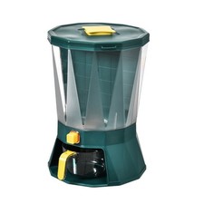 Rice Dispenser with Measuring Cup Airtight Pantry Container Transparent