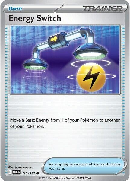 Energy Switch Common ME01: Mega Evolution 115/132 NM