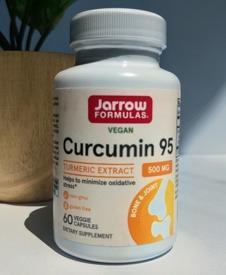 Jarrow Formulas Vegan Curcumin 95 - 500Mg Turmeric Extract Antioxidant - 60 Caps
