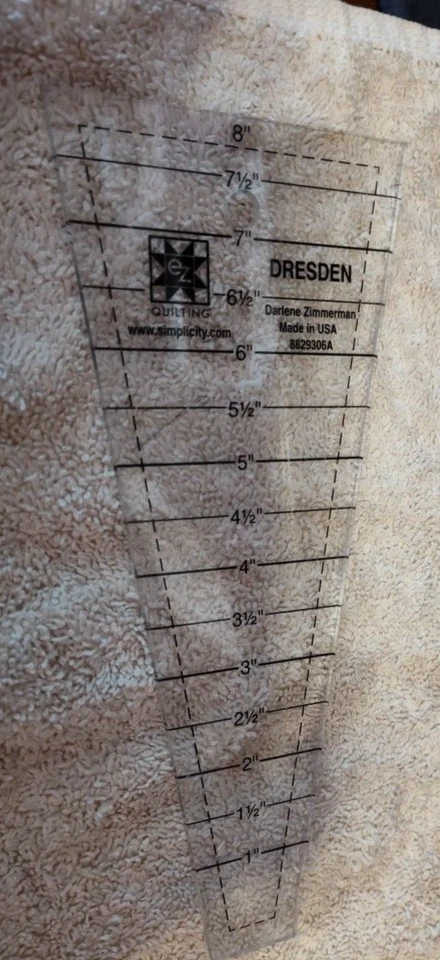 EZ Quilting Dresden Acrylic Template - Image 2 of 4