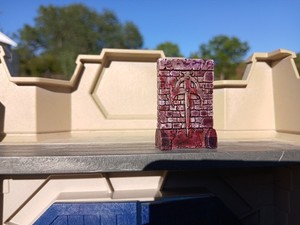 A rare Pro painted Warzone Cathedral dark citadel wall piece