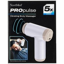 NuvoMed PROpulse Vibrating Body Massager 5 Speed Muscle Gun Rechargeable Battery