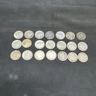 Lot Of 21 90% Silver Dimes Barbers Mercury And Rosevelt Dimes