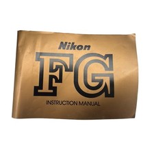 NIKON FG INSTRUCTION User Manual
