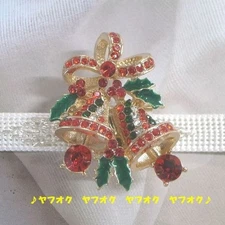 LEAF CLUB Handmade obi clasp obi clasp jingle bell bell Christmas holly holly