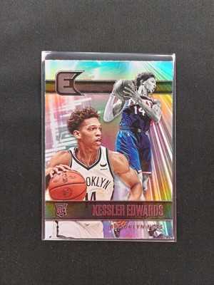 2021-22 Panini Chronicles Basketball Kessler Edwards RC #328 Brooklyn Nets